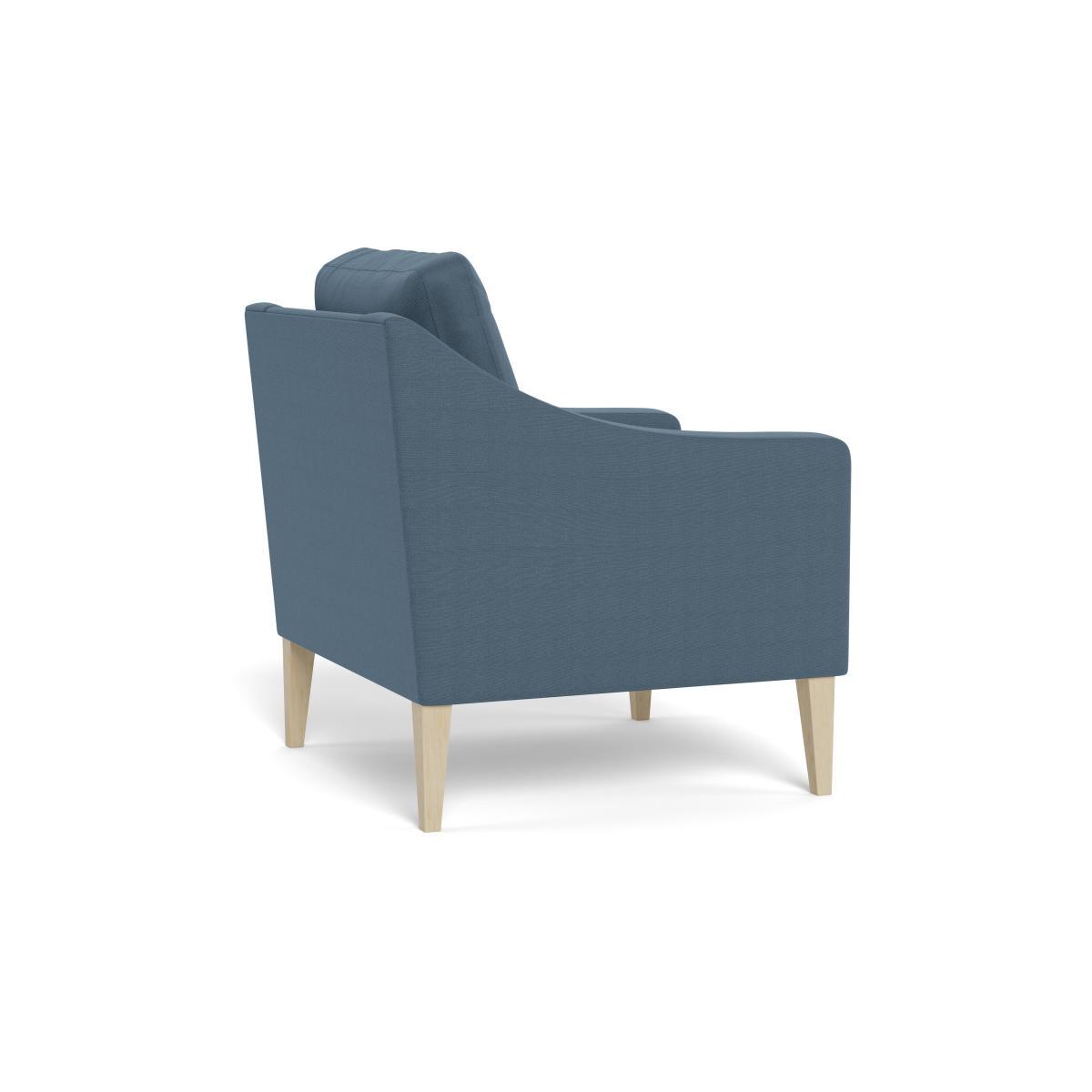 Heal's Richmond Armchair Capelo LinenCotton Mineral Tinted Ash Feet - Heal's UK Furniture – image 4