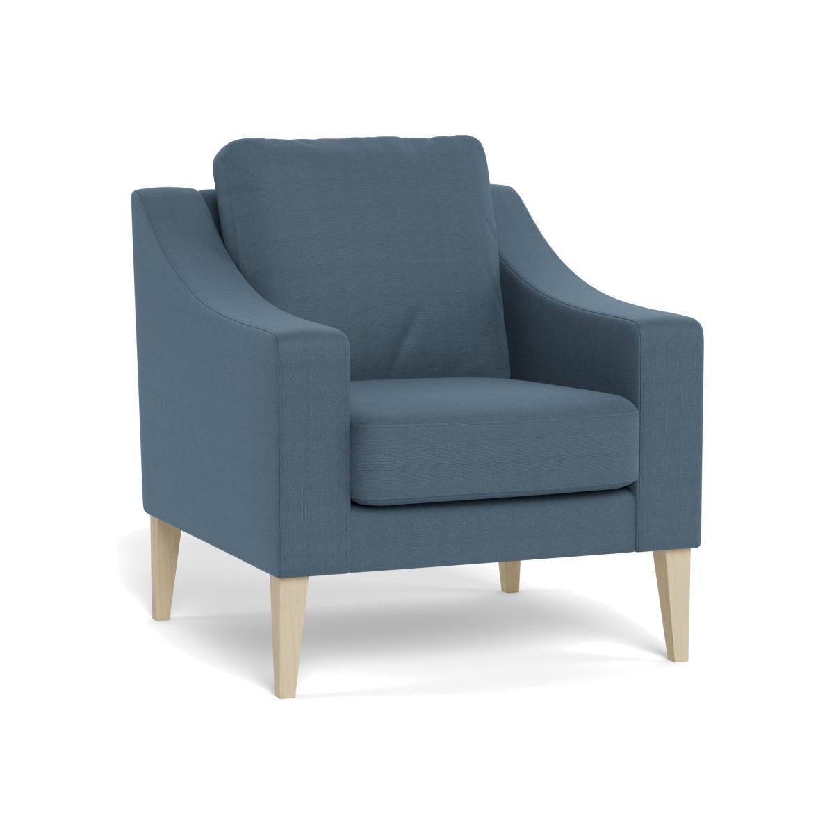 Heal's Richmond Armchair Capelo LinenCotton Mineral Tinted Ash Feet - Heal's UK Furniture – image 1