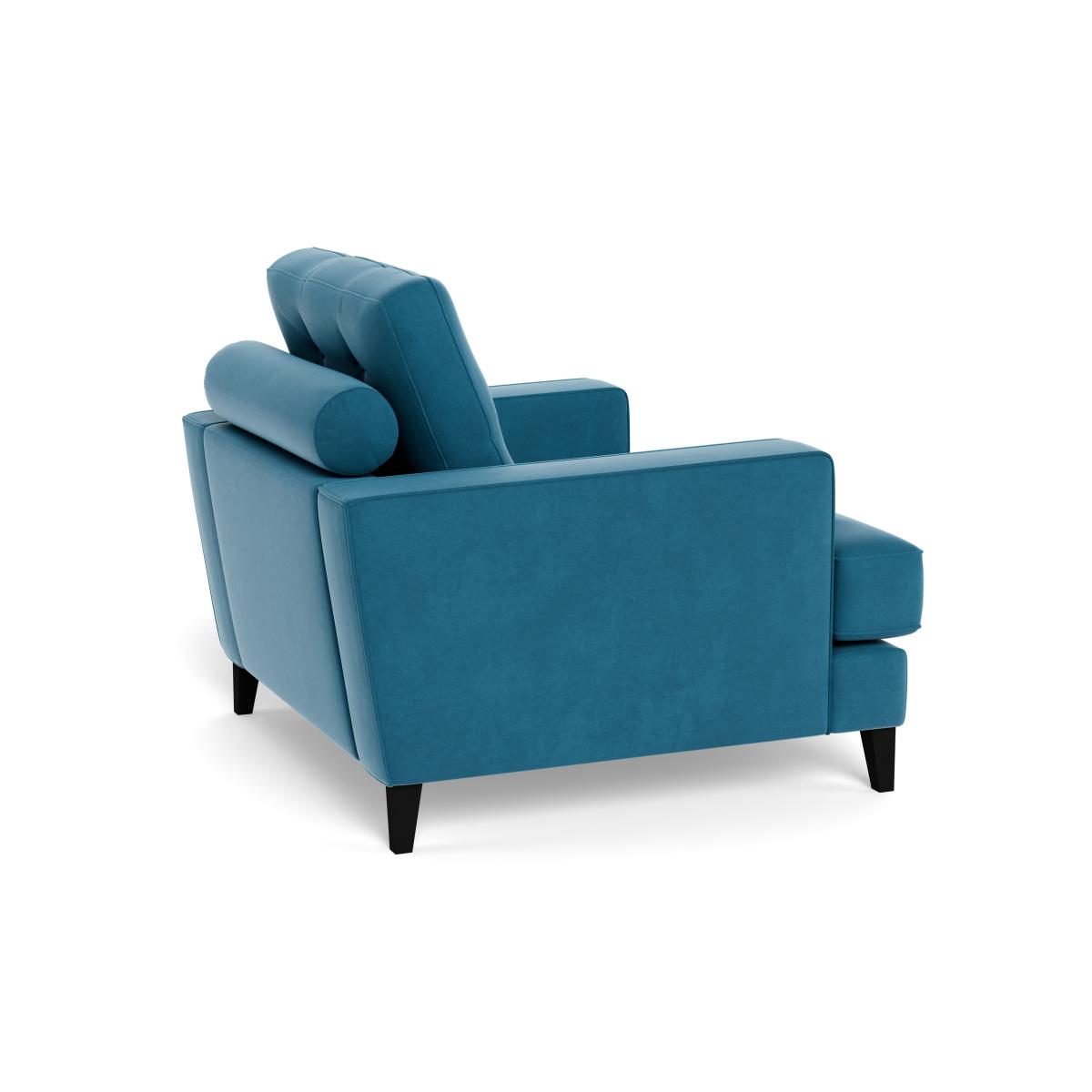 Heal's Mistral Armchair Smart Velvet Ocean Natural Feet – image 5