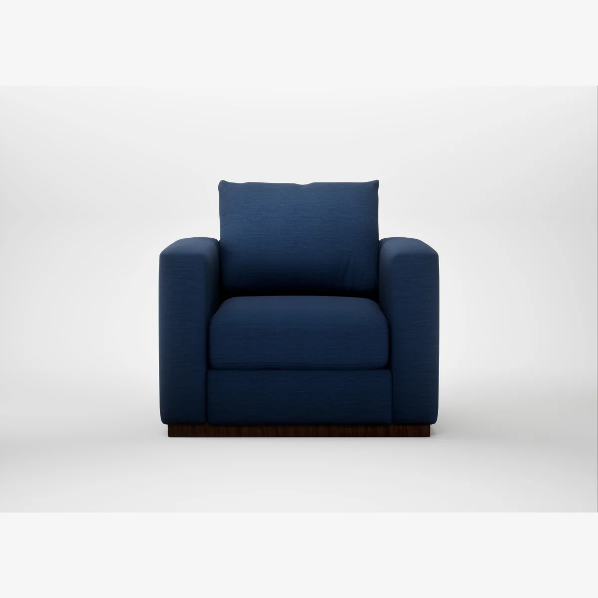 Heal's Trento Armchair Broad Weave Lagoon – image 1
