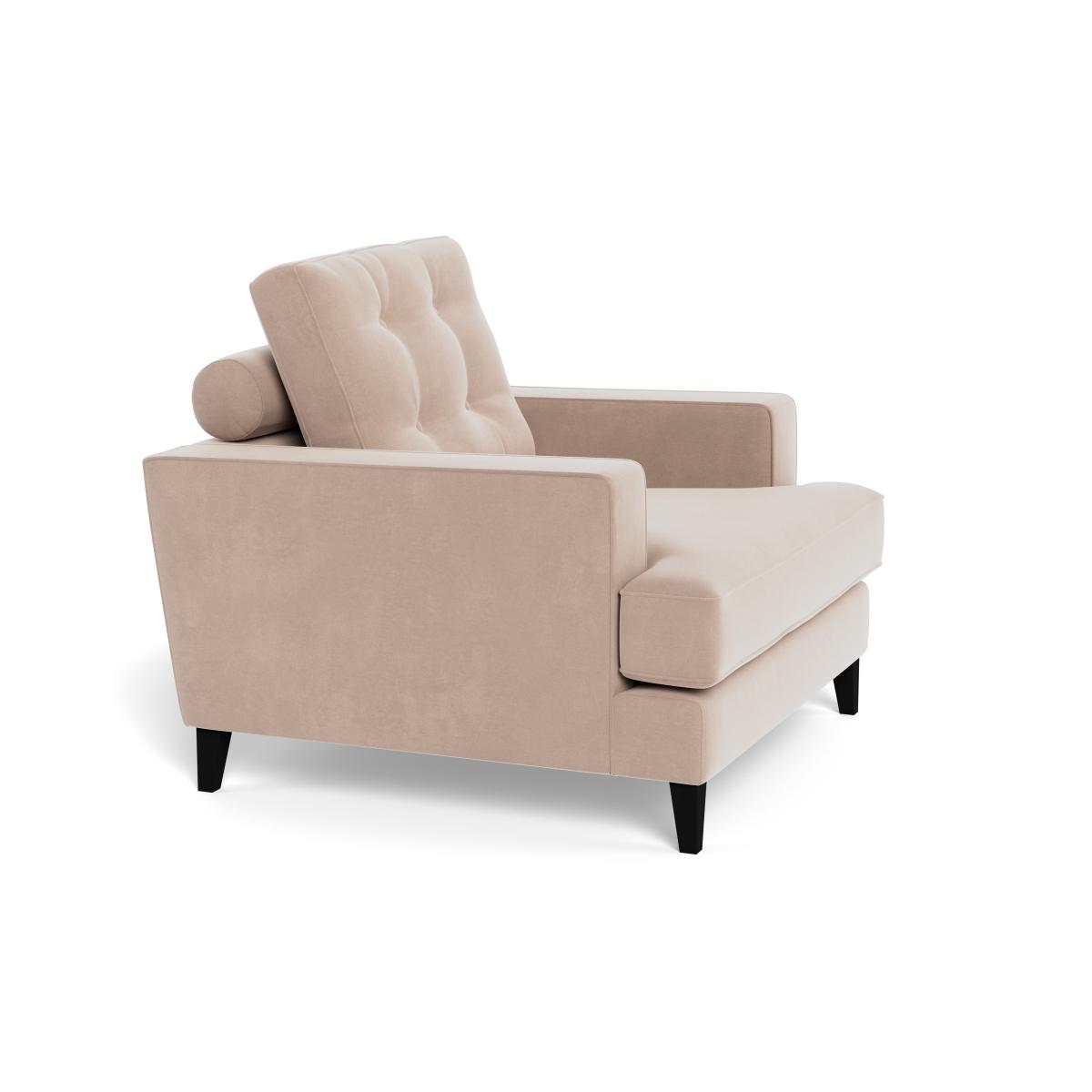 Heal's Mistral Armchair Smart Velvet Pebble Natural Feet – image 2