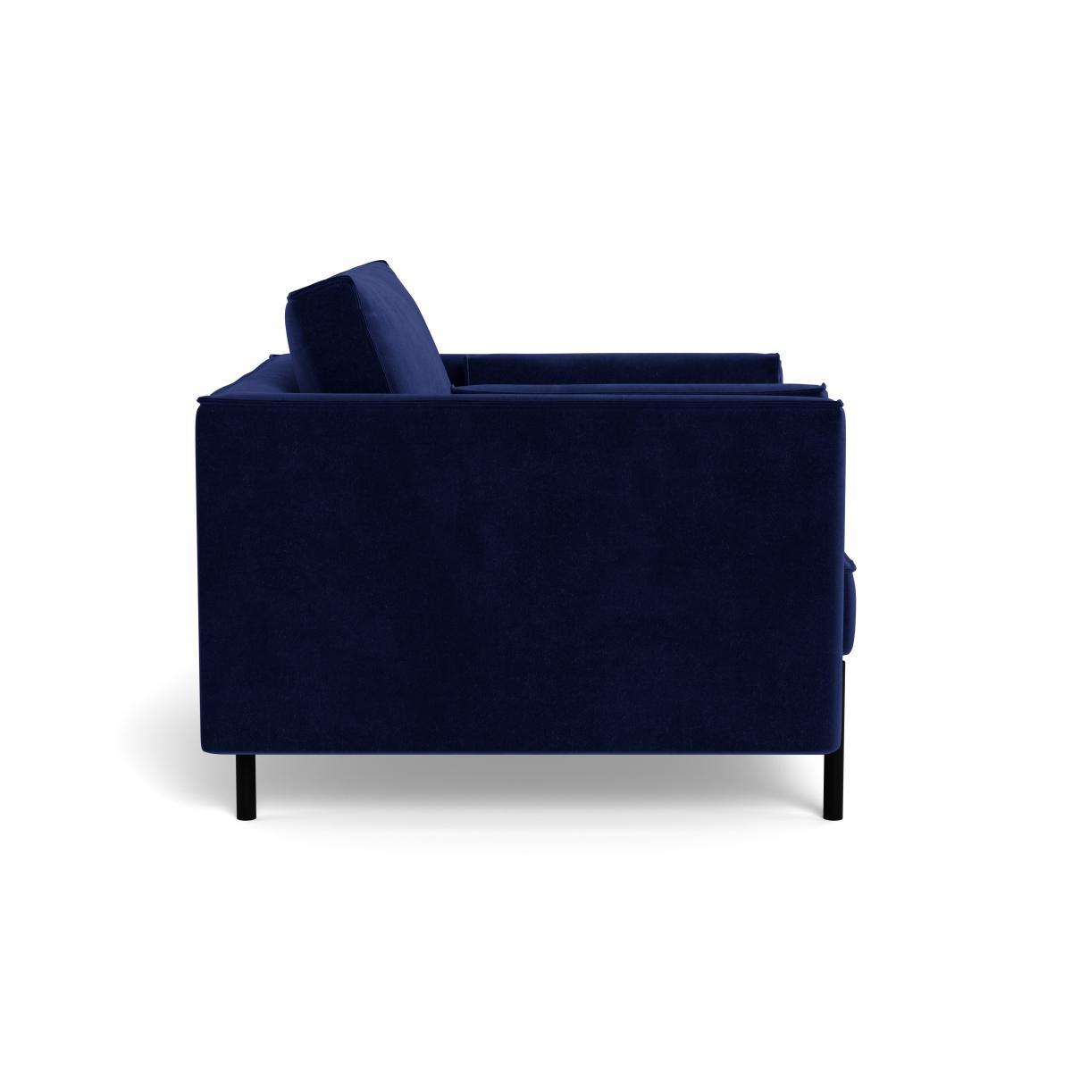 Heal's Tortona Armchair Smart Luxe Velvet Midnight - Heal's UK Furniture – image 3