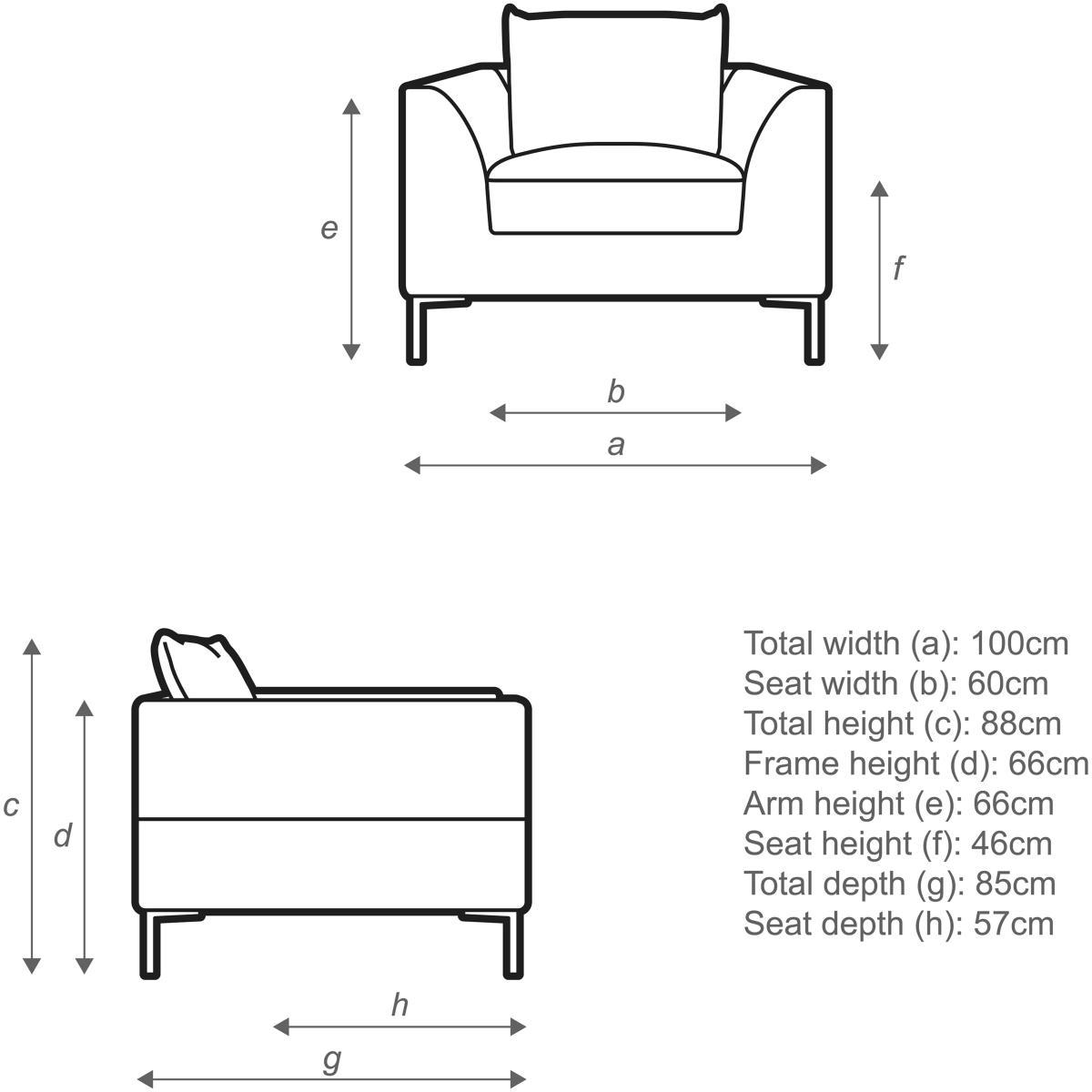 John Lewis & Partners Belgrave Armchair, Metal Leg – image 8