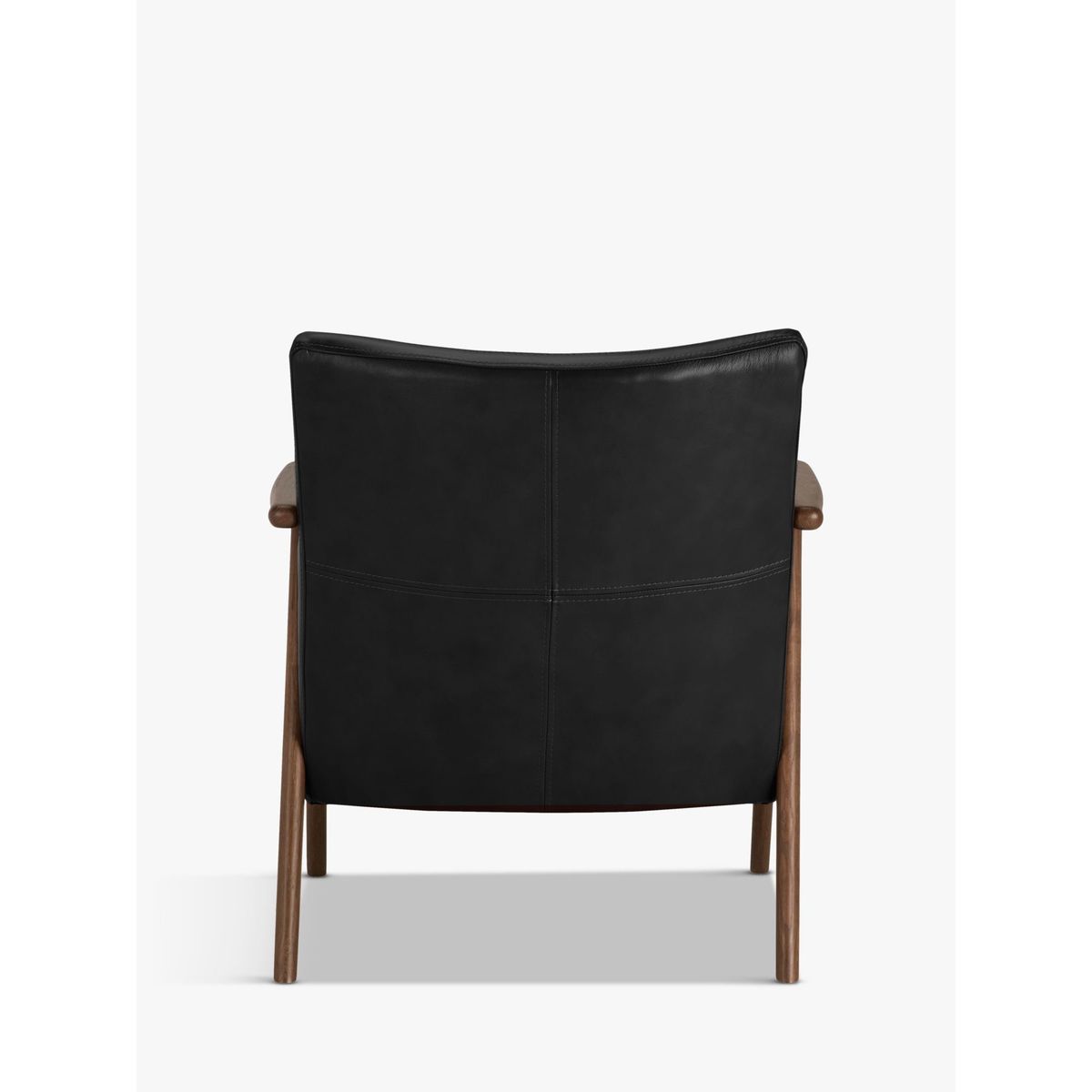 John Lewis & Partners Hendricks Leather Armchair, Dark Wood Frame – image 5