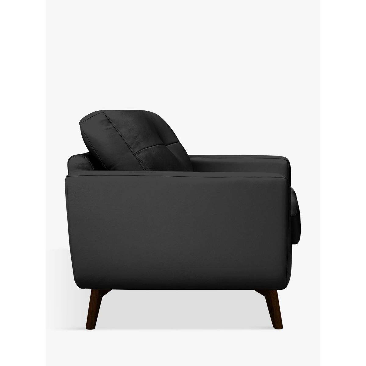 John Lewis & Partners Barbican Leather Armchair, Dark Leg – image 5