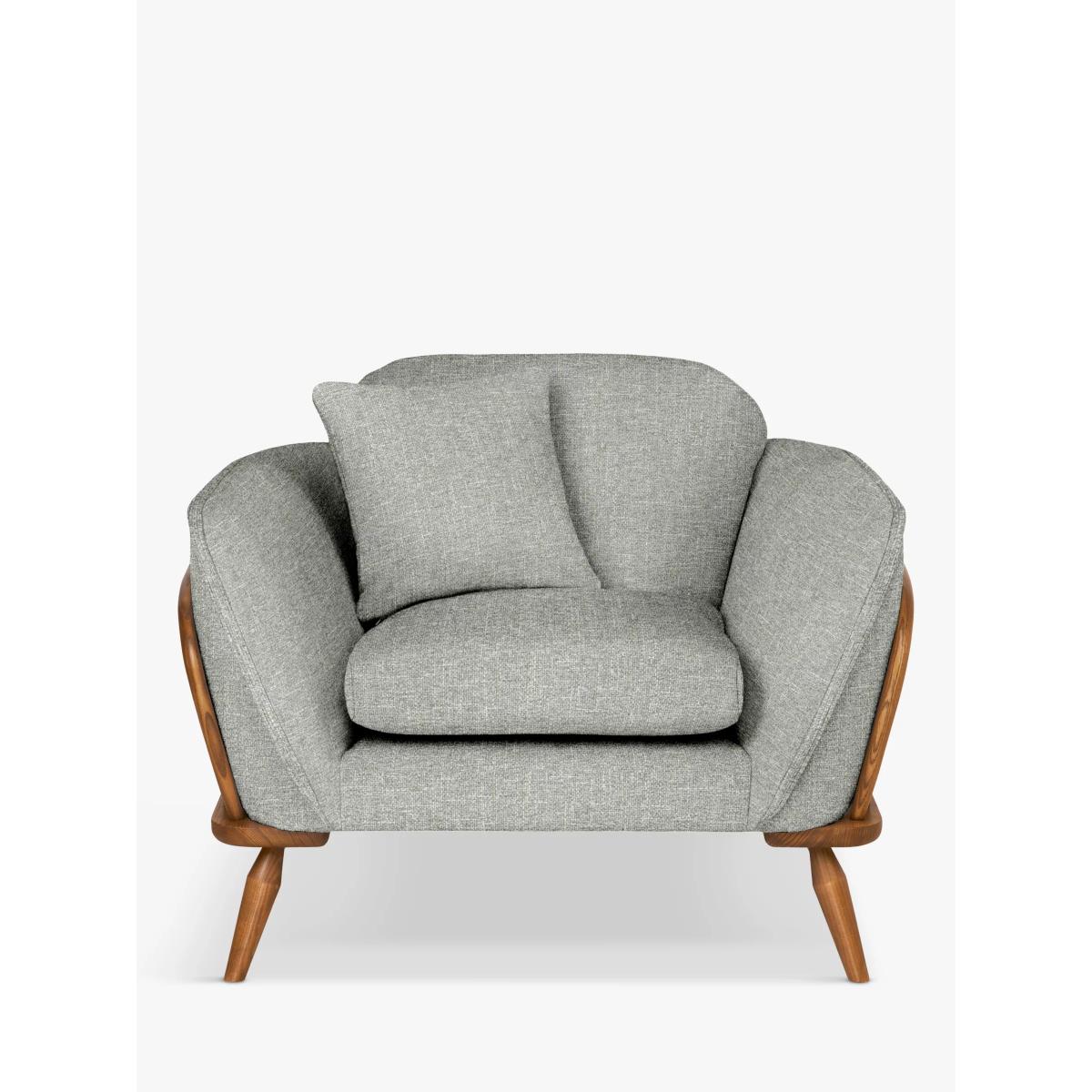 ercol for John Lewis Hexton Armchair, Dark Leg – image 2