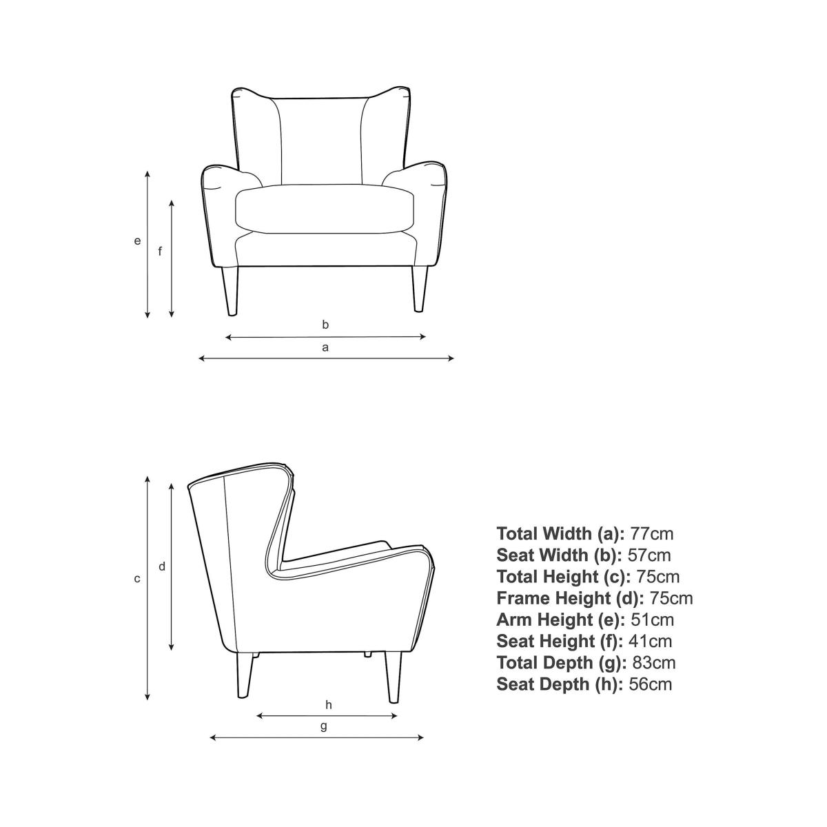 John Lewis + Swoon Keats Armchair, Dark Leg – image 7