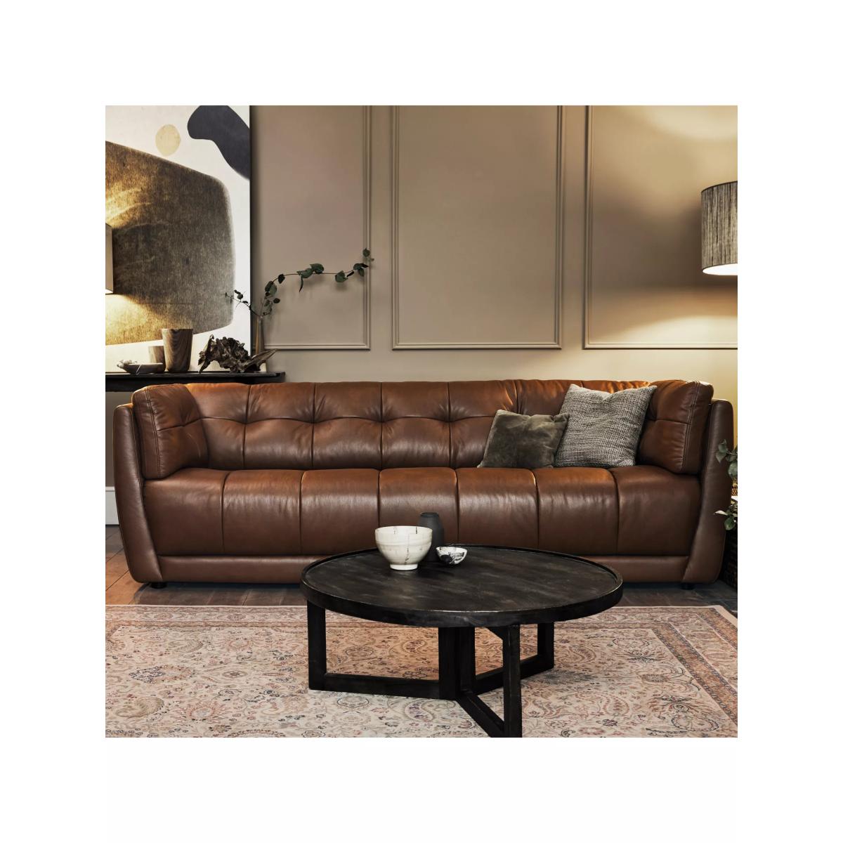 At The Helm Theo Leather Armchair – image 2