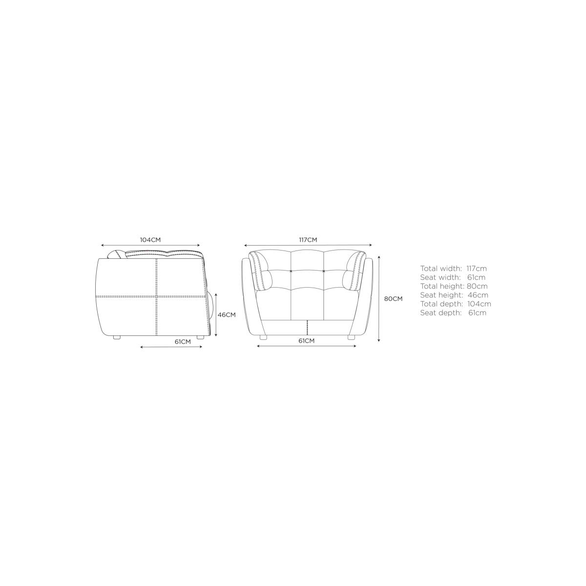 At The Helm Theo Leather Armchair – image 7