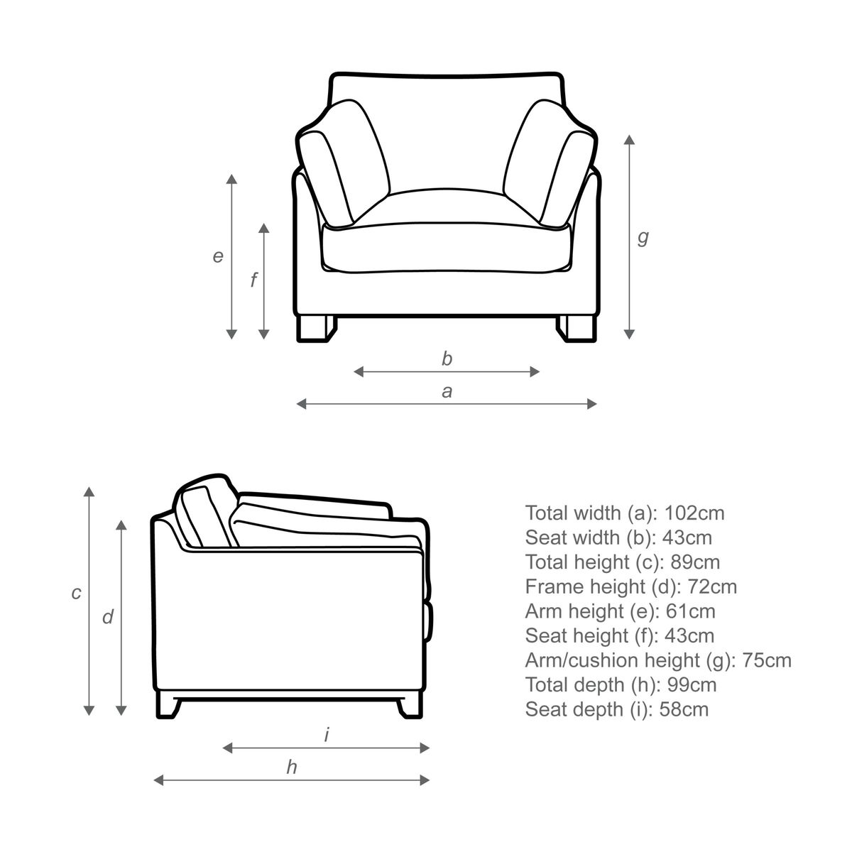 John Lewis & Partners Ikon Armchair – image 3