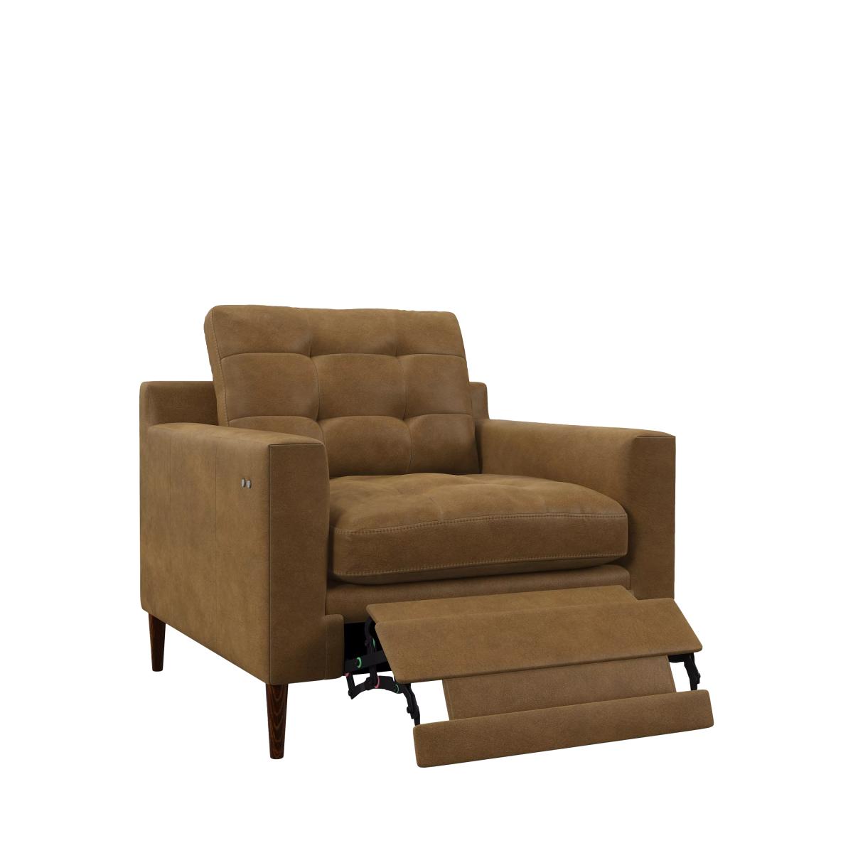 John Lewis Draper II Motion Leather Chair, Dark Leg – image 2