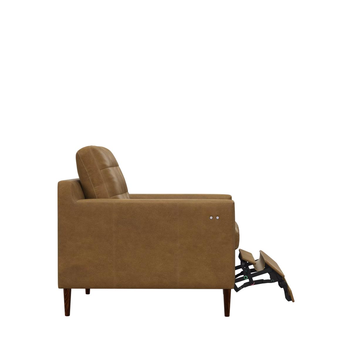 John Lewis Draper II Motion Leather Chair, Dark Leg – image 3