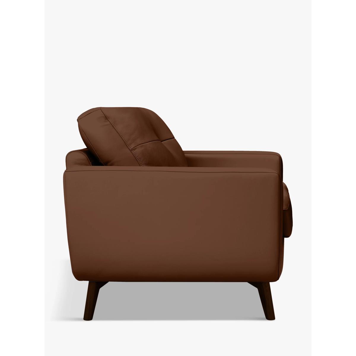 John Lewis & Partners Barbican Leather Armchair, Dark Leg – image 4