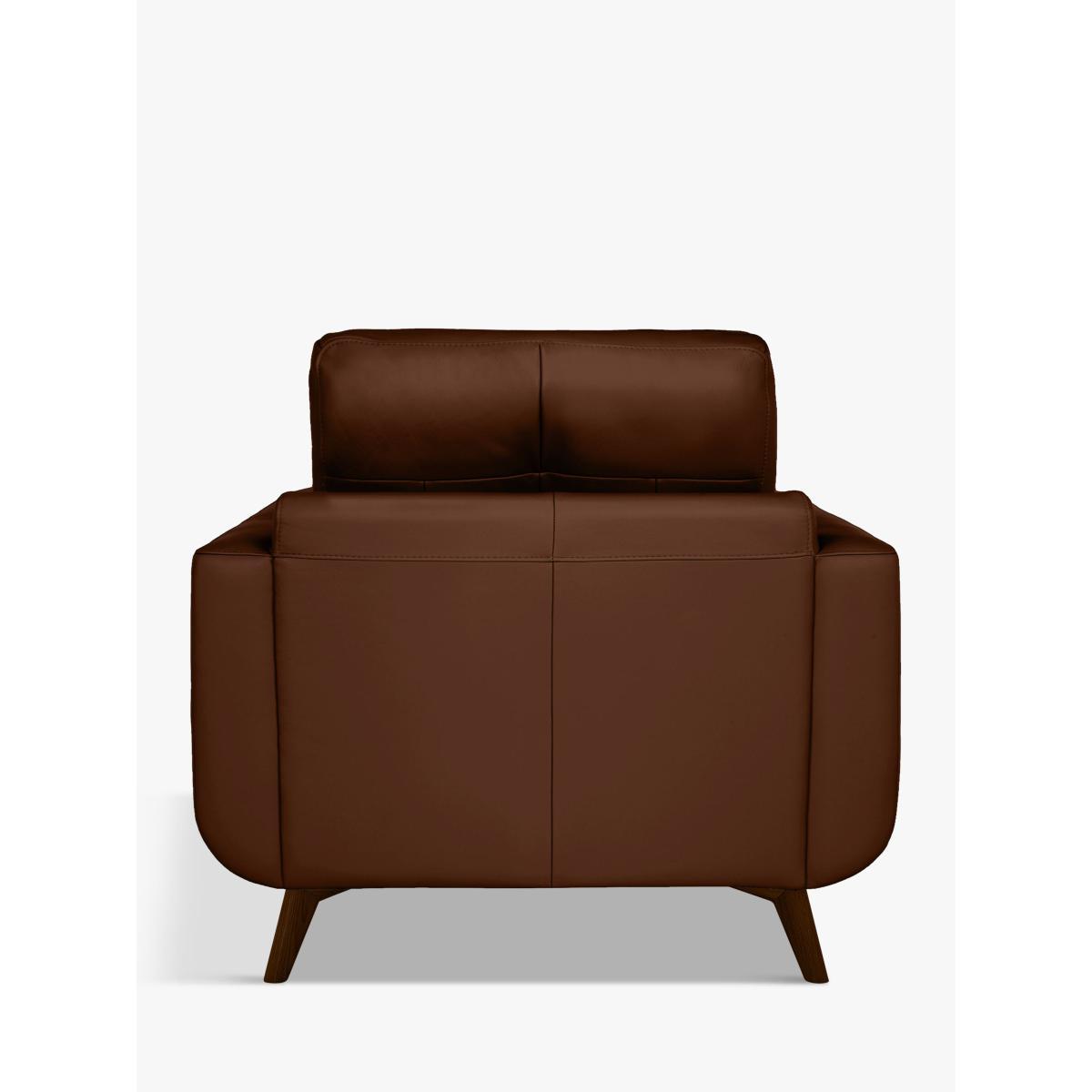 John Lewis & Partners Barbican Leather Armchair, Dark Leg – image 5