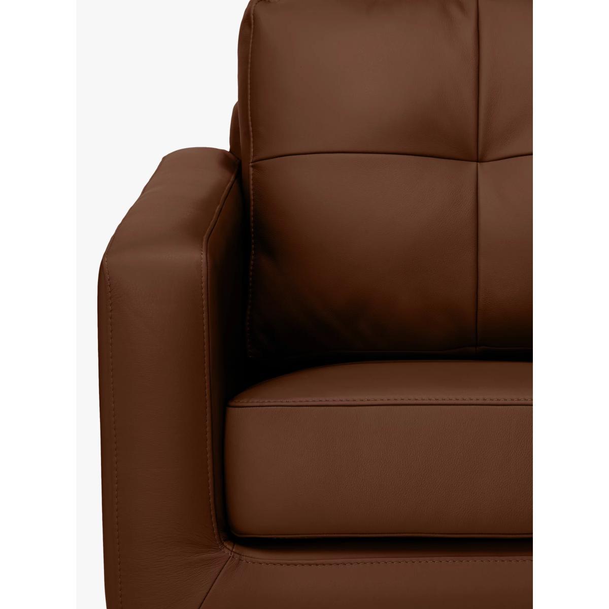 John Lewis & Partners Barbican Leather Armchair, Dark Leg – image 7