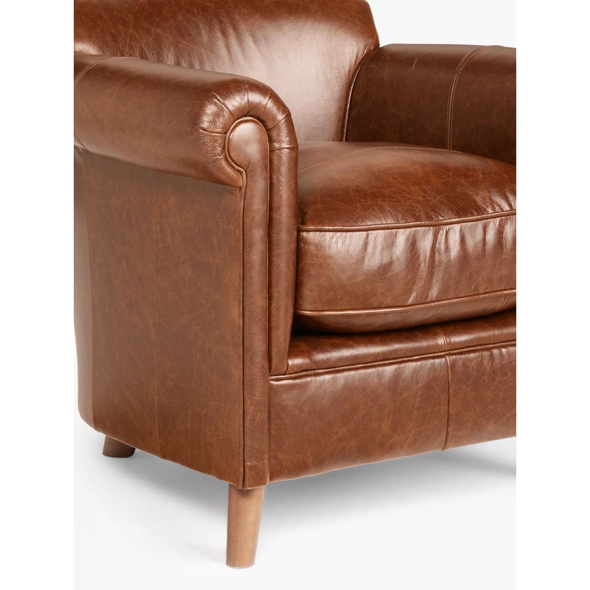 John Lewis Regent Leather Armchair – image 2