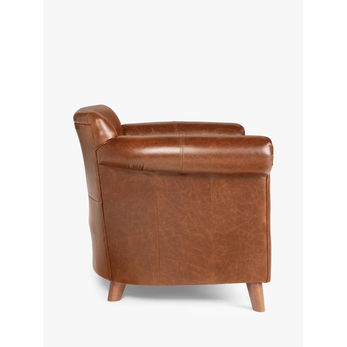 John Lewis Regent Leather Armchair – image 3