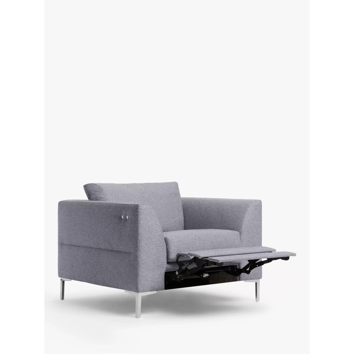 John Lewis & Partners Belgrave Motion Armchair with Footrest Mechanism, Metal Leg – image 2