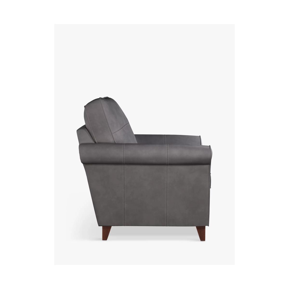 John Lewis & Partners Charlotte High Back Leather Armchair, Dark Leg – image 2