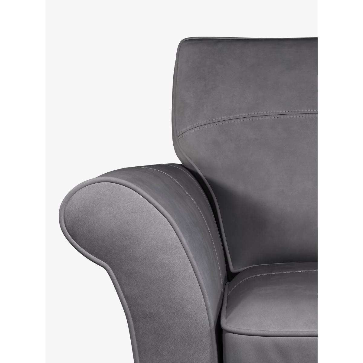 John Lewis & Partners Charlotte High Back Leather Armchair, Dark Leg – image 5