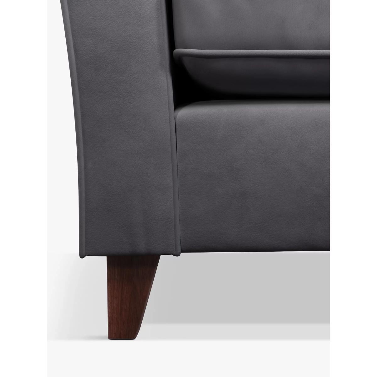 John Lewis & Partners Charlotte High Back Leather Armchair, Dark Leg – image 6