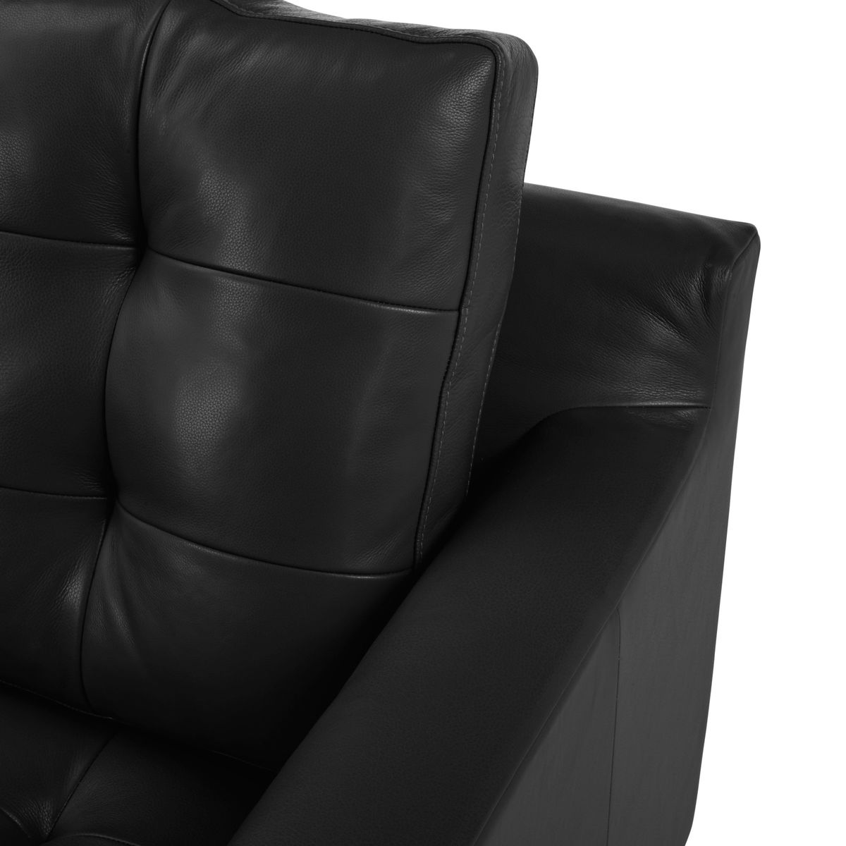 John Lewis & Partners Draper Leather Armchair, Dark Leg – image 7