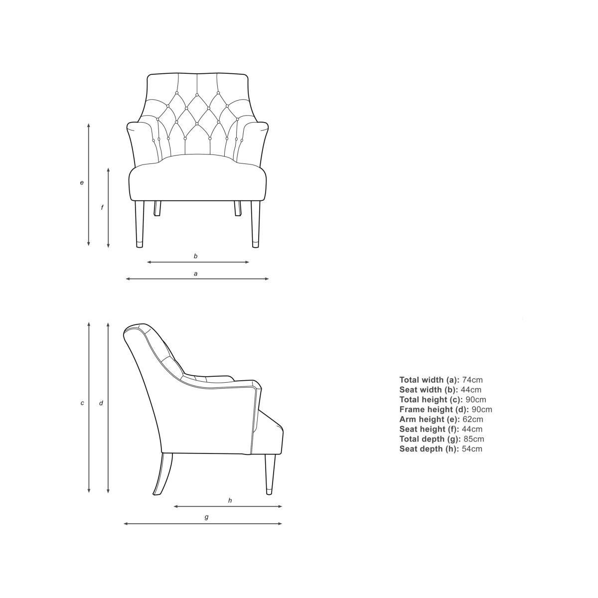 Parker Knoll Fitzrovia Armchair, Bracklyn Charcoal with Opulence Auburn Back – image 2