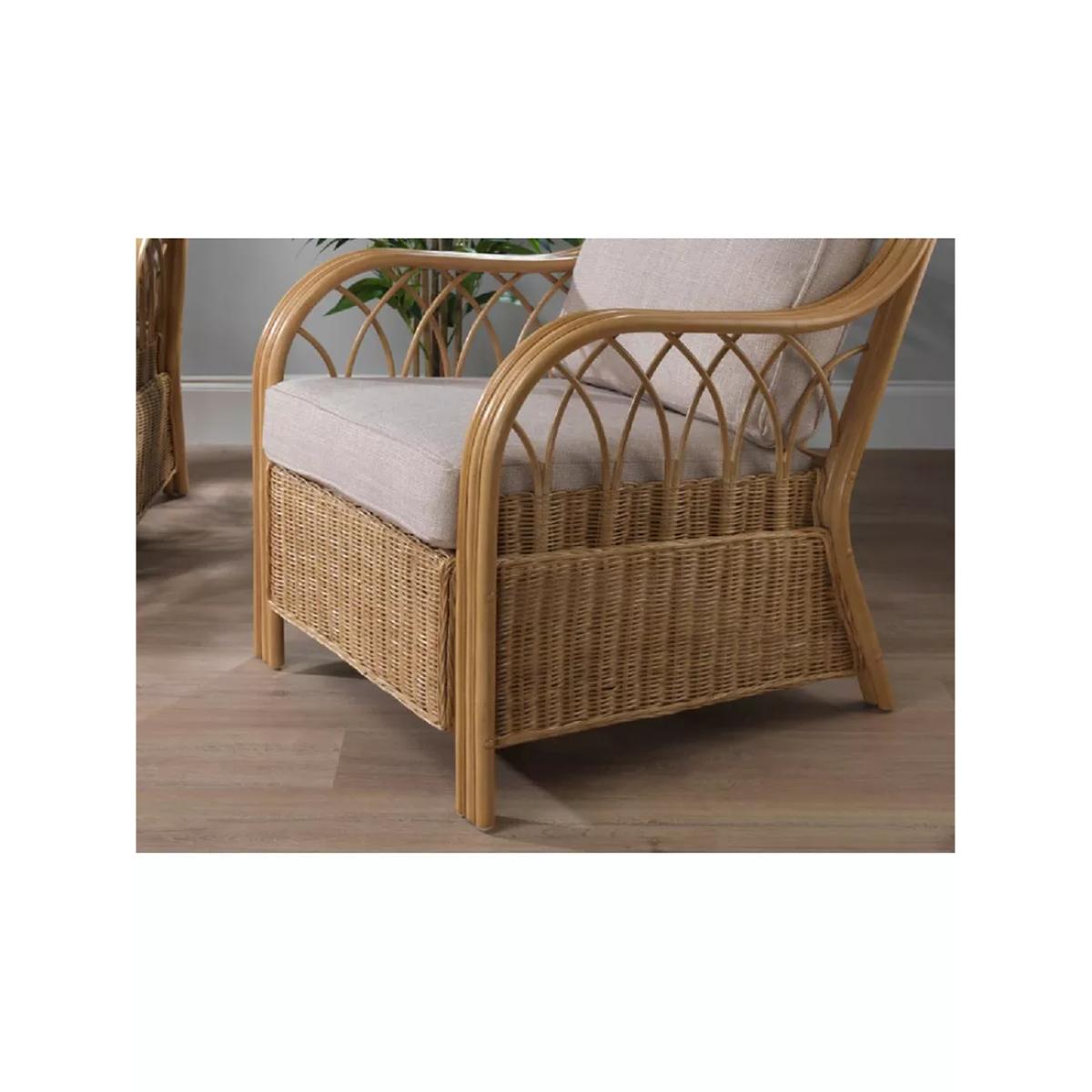 Desser Viola Rattan Lounge Chair, Biscuit Brown – image 5
