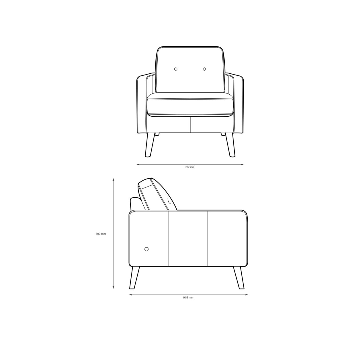 G Plan Vintage The Sixty Five Leather Armchair – image 2