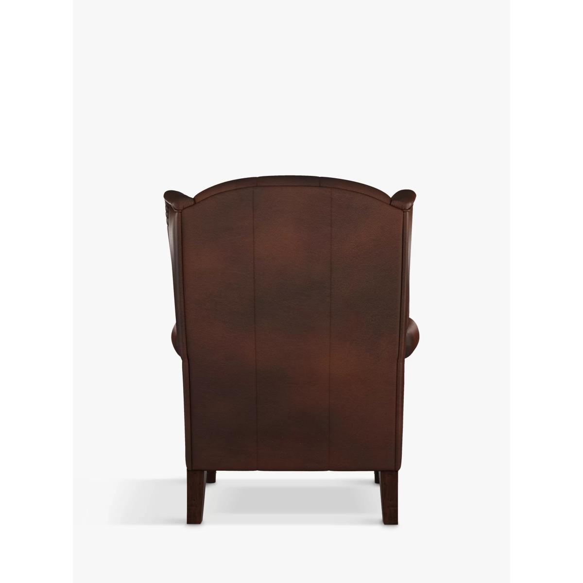 John Lewis & Partners Claverdon II Leather Armchair, Dark Leg – image 3