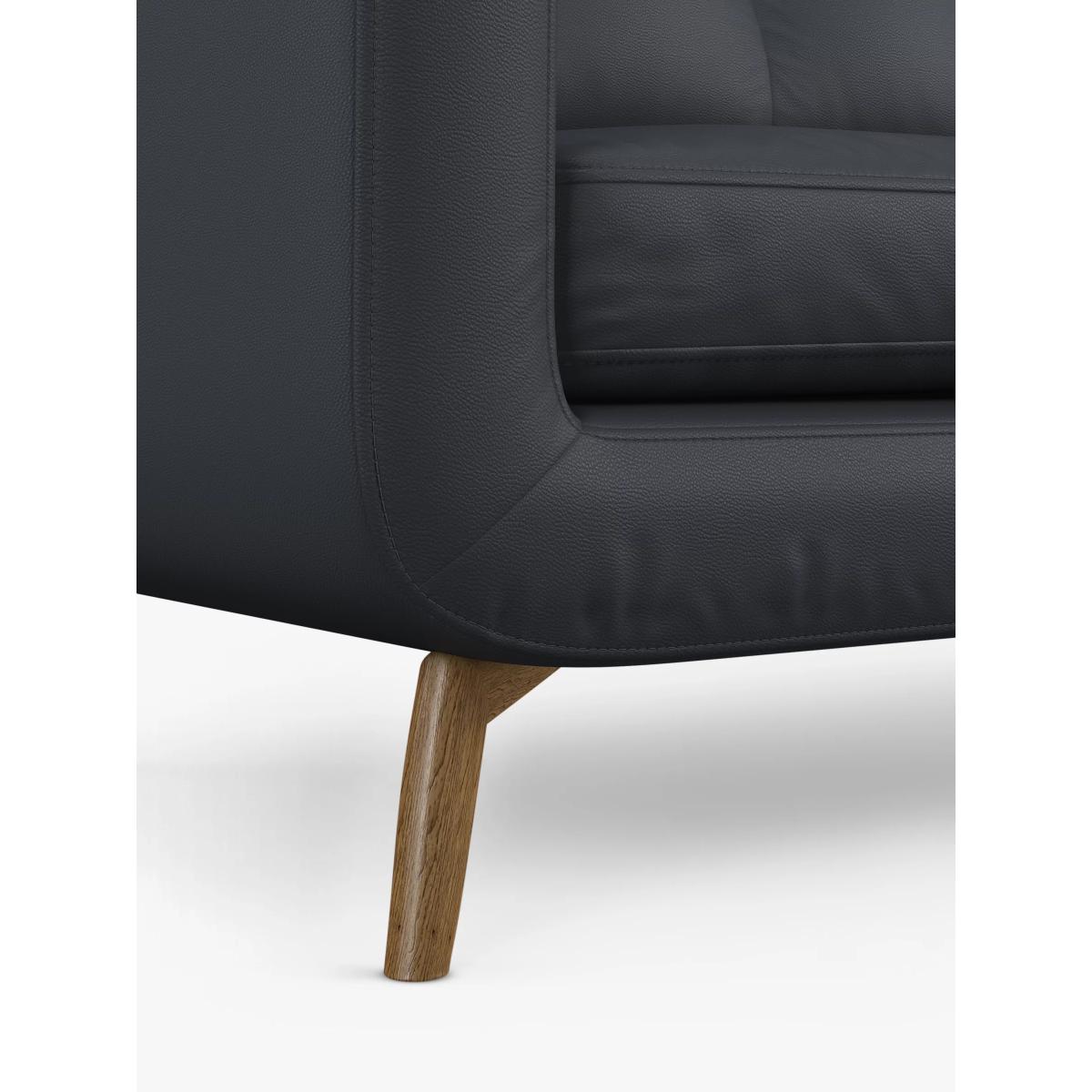 John Lewis Barbican Leather Armchair, Light Leg – image 5