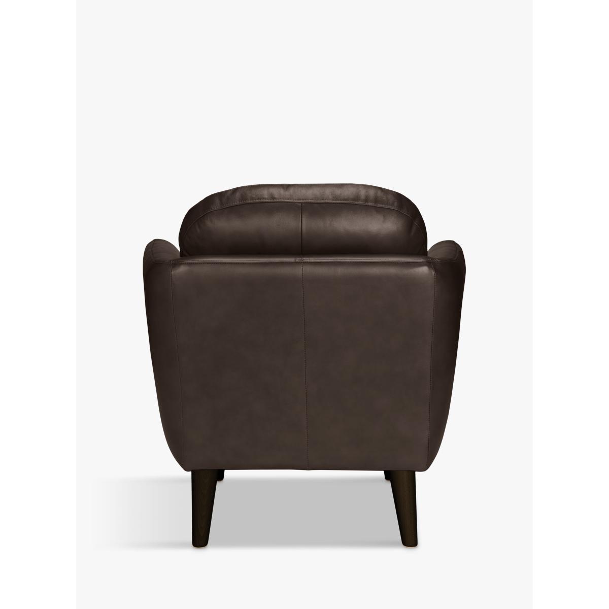 John Lewis & Partners Arlo Leather Armchair, Dark Leg – image 5