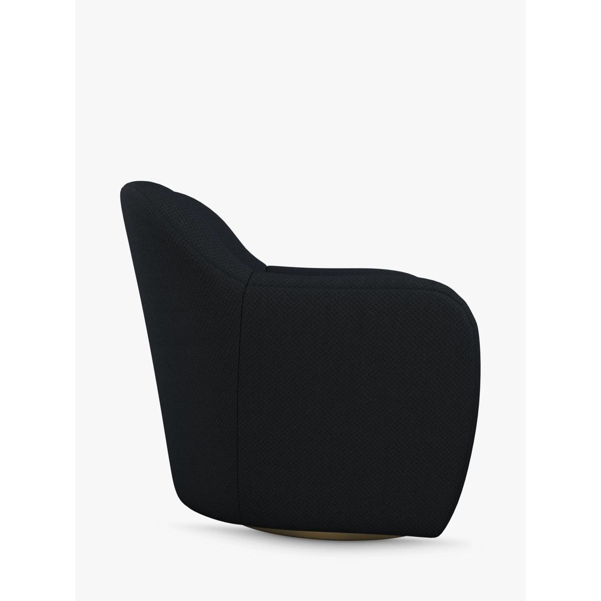 John Lewis & Partners Snuggle Accent Swivel Chair, Gold Base – image 2