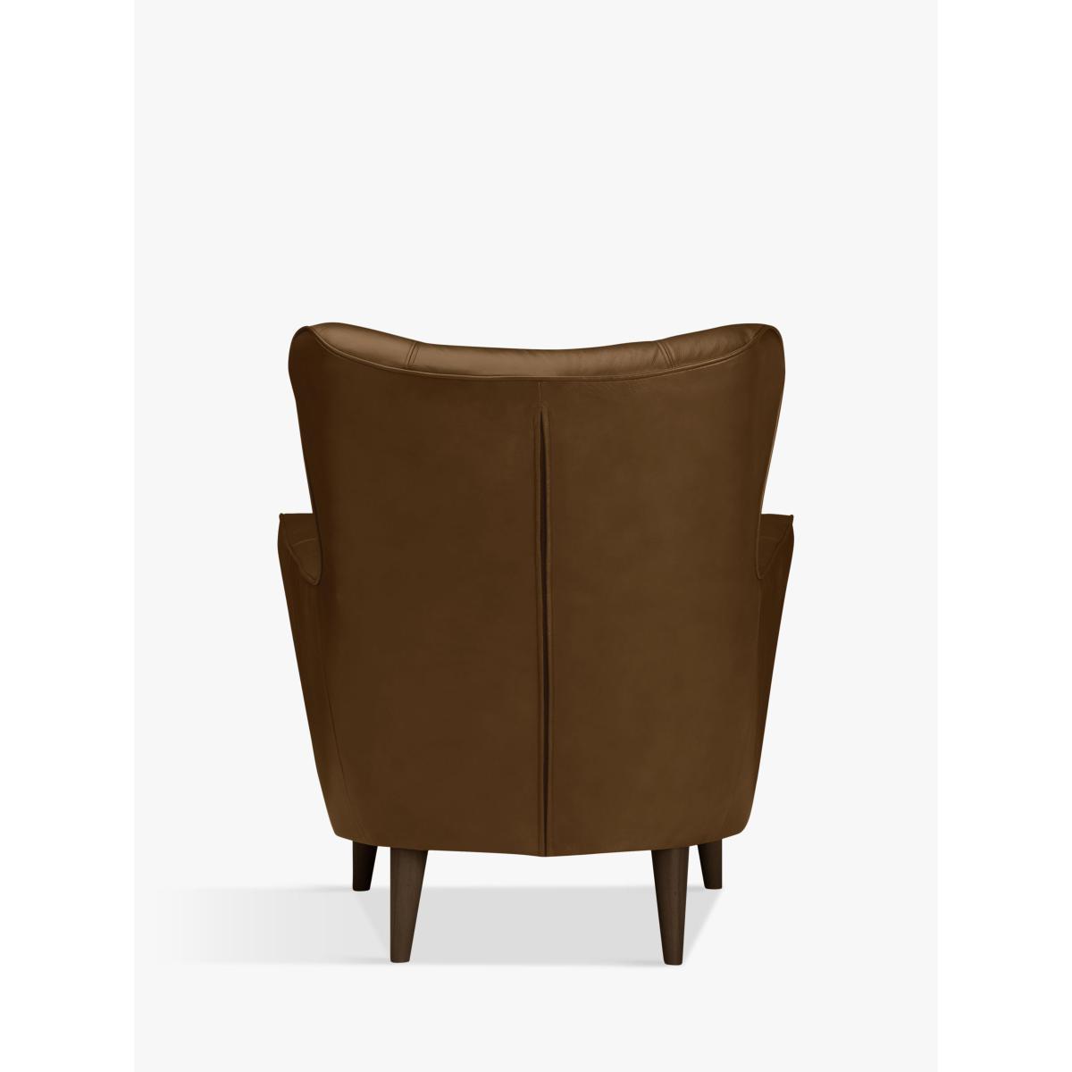 John Lewis & Partners Thomas Leather Wing Chair, Dark Leg – image 6