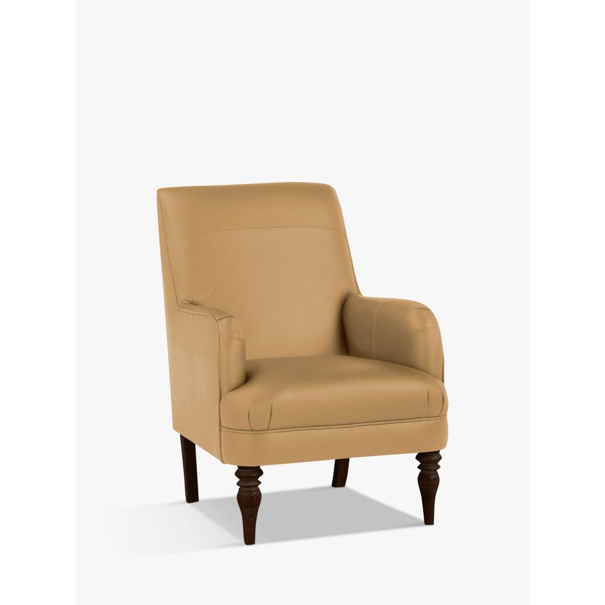 John Lewis & Partners Sterling Leather Armchair, Dark Leg – image 2