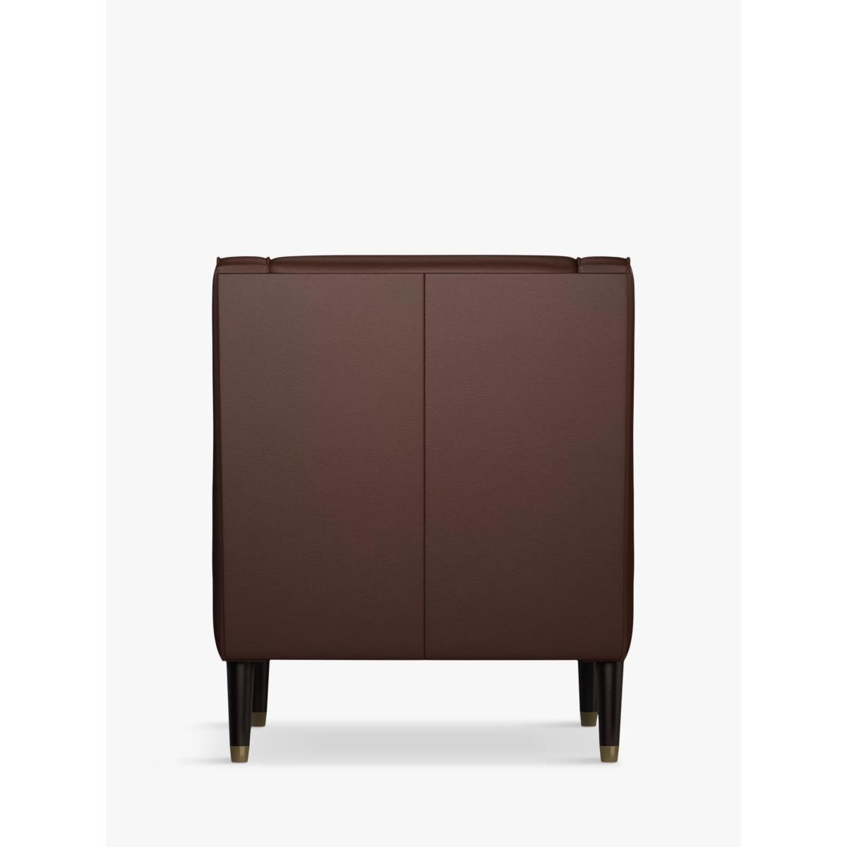 John Lewis & Partners Swept Leather Armchair, Dark Leg – image 3