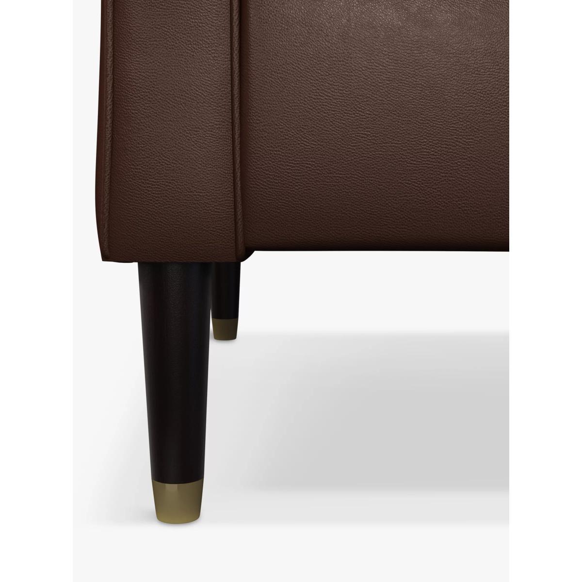 John Lewis & Partners Swept Leather Armchair, Dark Leg – image 5