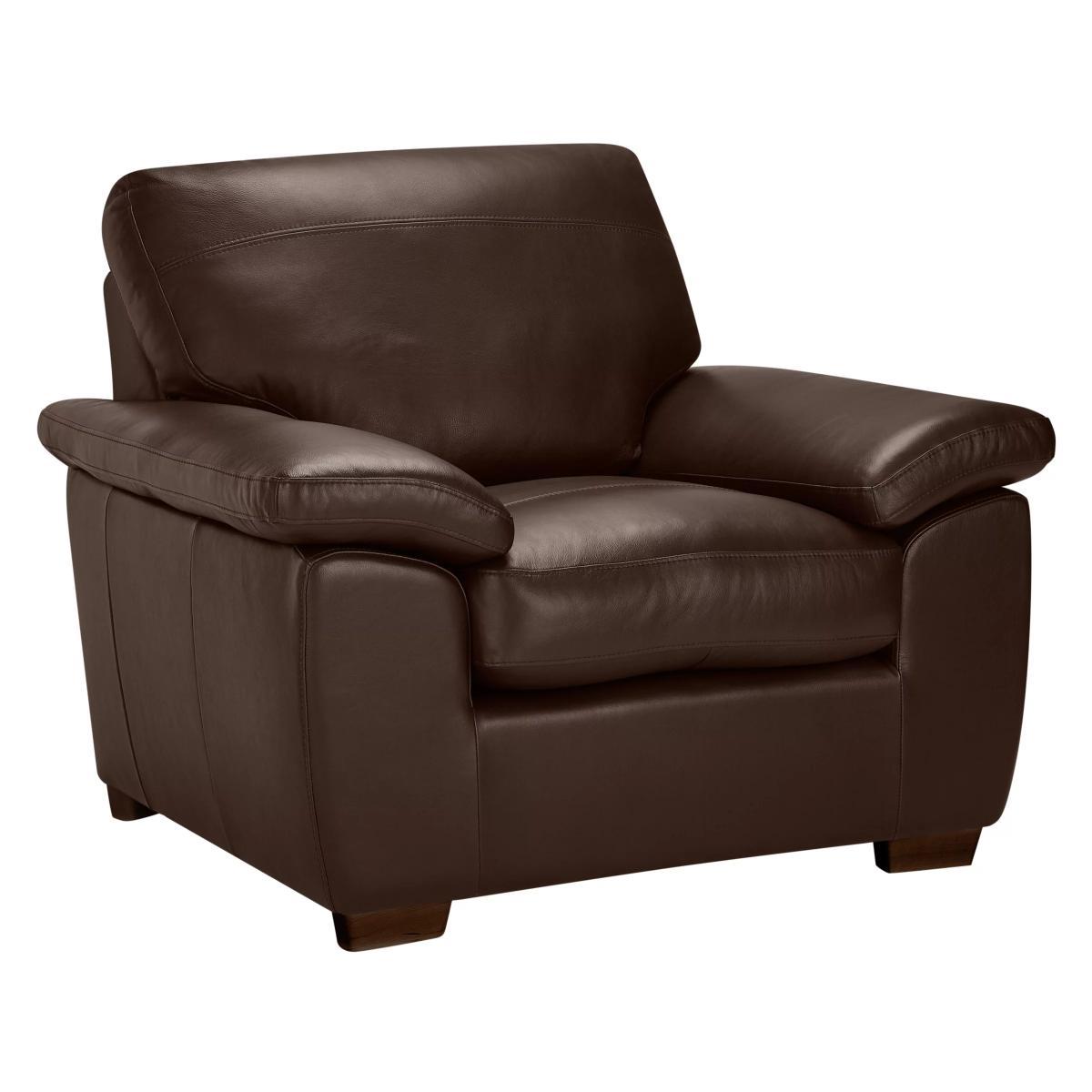 John Lewis & Partners Camden Leather Armchair, Dark Leg – image 3