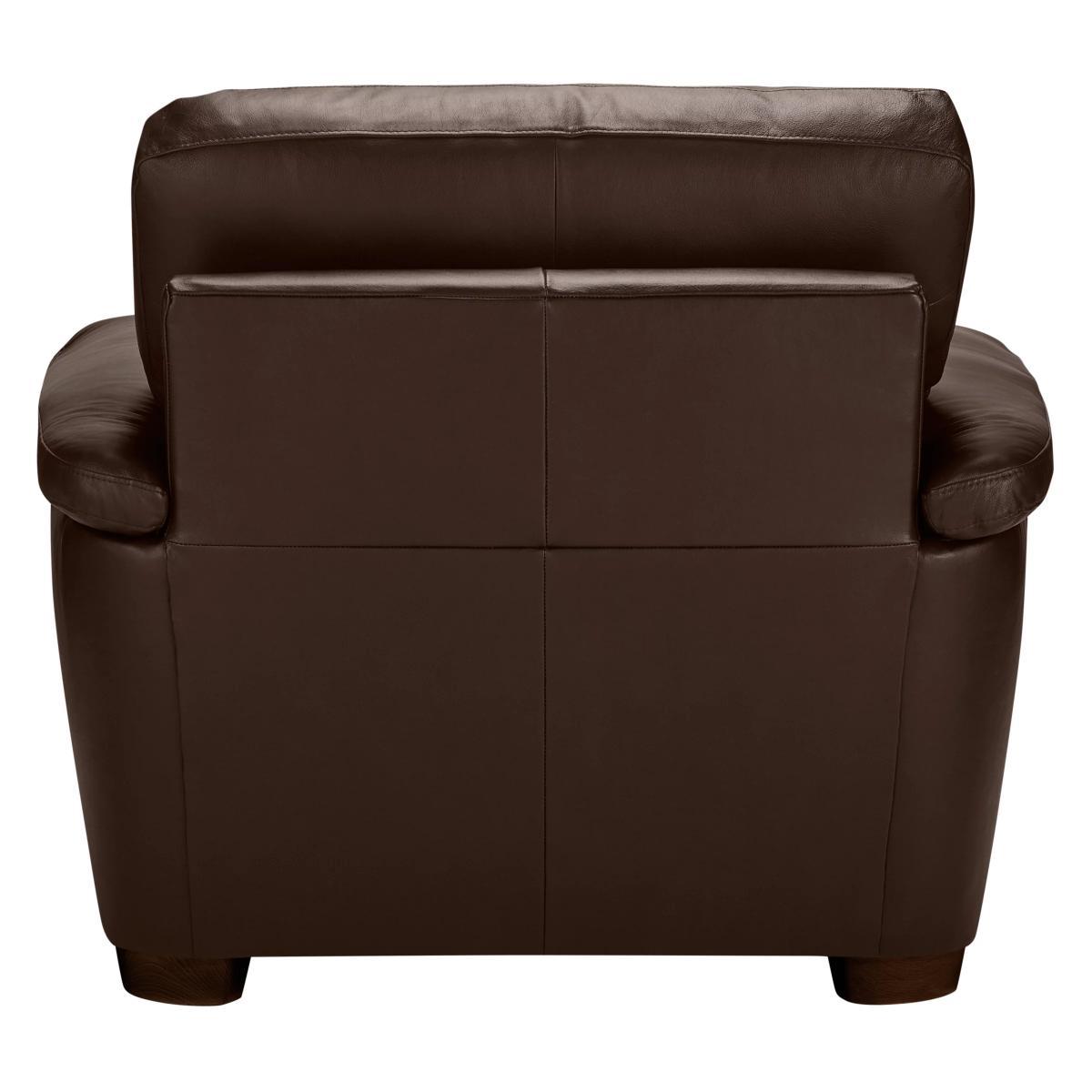 John Lewis & Partners Camden Leather Armchair, Dark Leg – image 5