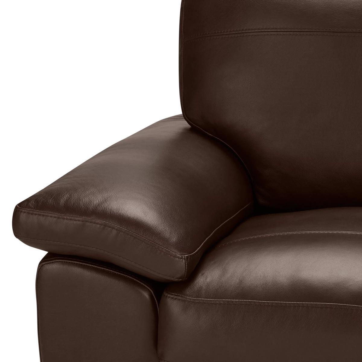 John Lewis & Partners Camden Leather Armchair, Dark Leg – image 6