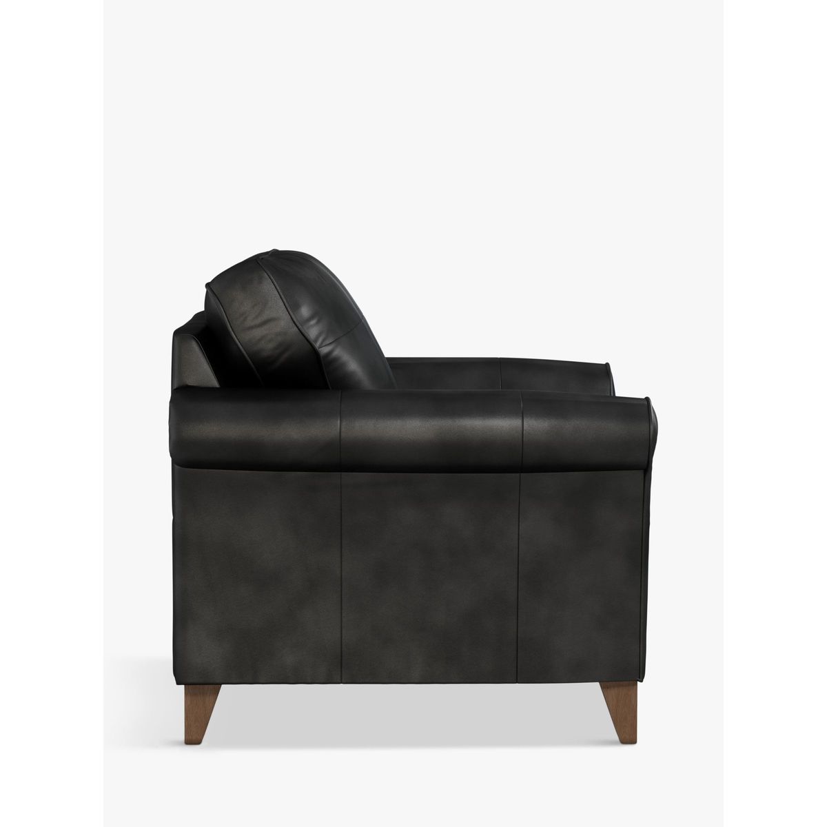 John Lewis & Partners Charlotte Leather Armchair, Dark Leg – image 4