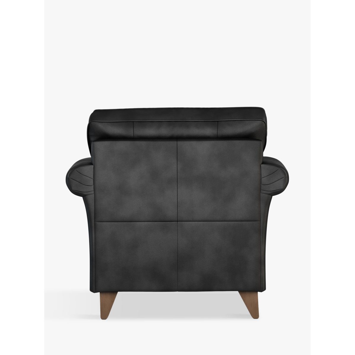 John Lewis & Partners Charlotte Leather Armchair, Dark Leg – image 5
