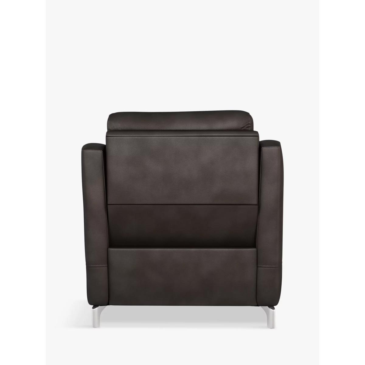 John Lewis & Partners Elevate Leather Armchair, Metal Leg – image 3
