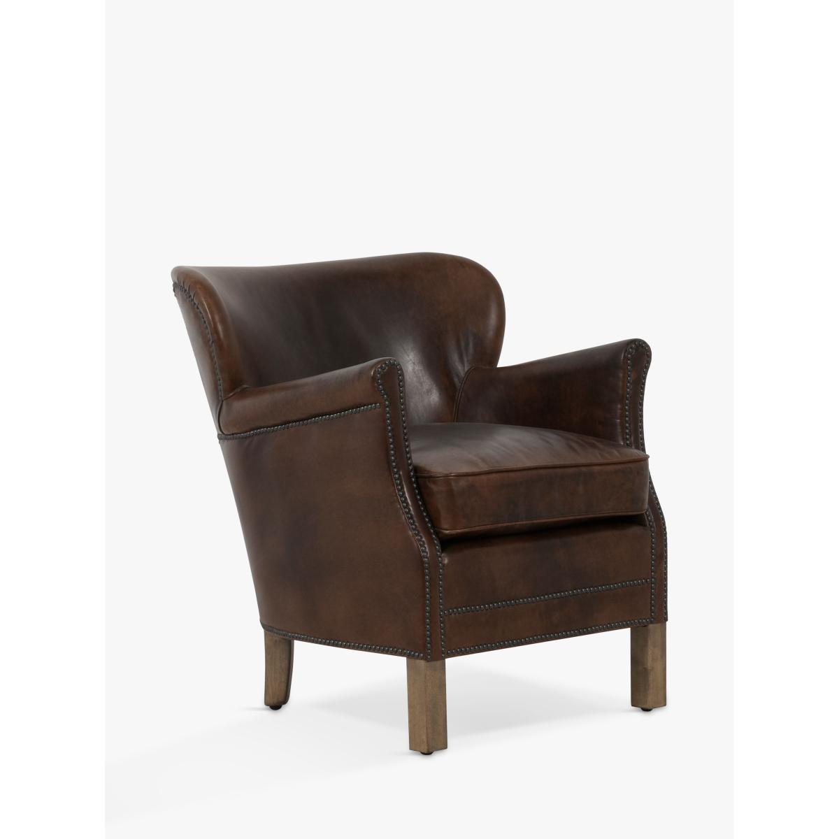 Halo Cosy Leather Armchair, London Leather Cognac – image 2