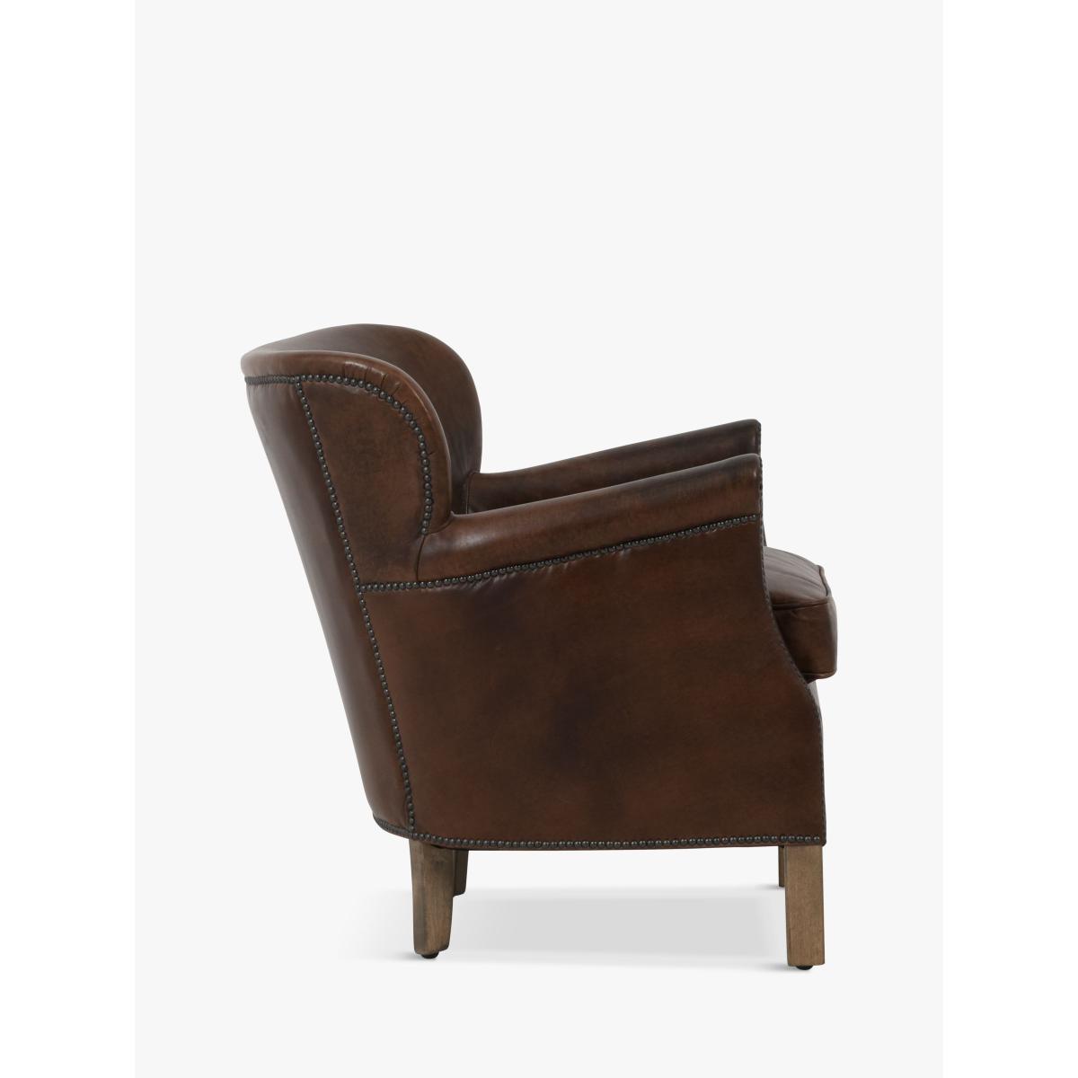 Halo Cosy Leather Armchair, London Leather Cognac – image 5