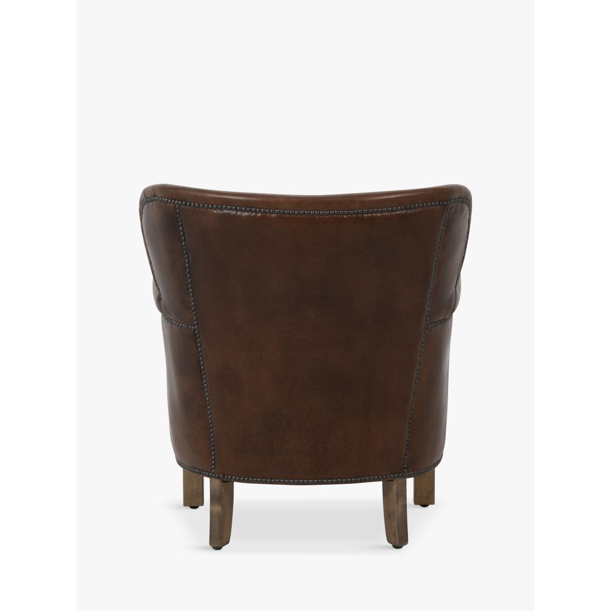 Halo Cosy Leather Armchair, London Leather Cognac – image 7