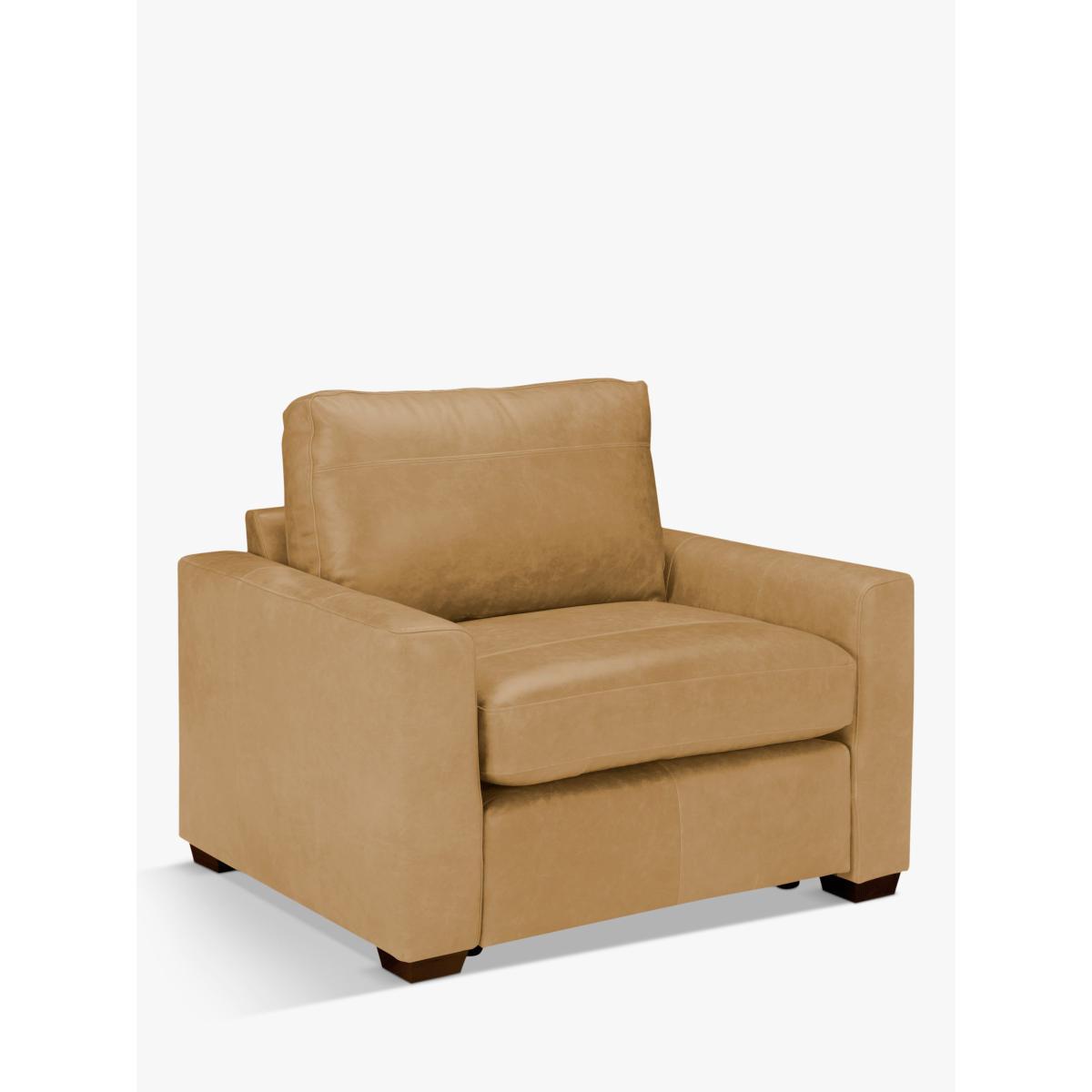 John Lewis & Partners Oliver Leather Armchair, Dark Leg – image 3
