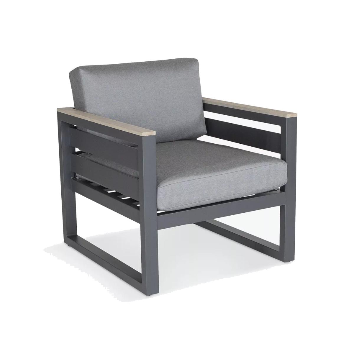 KETTLER Elba Grande Garden Lounge Chair, Grey – image 1