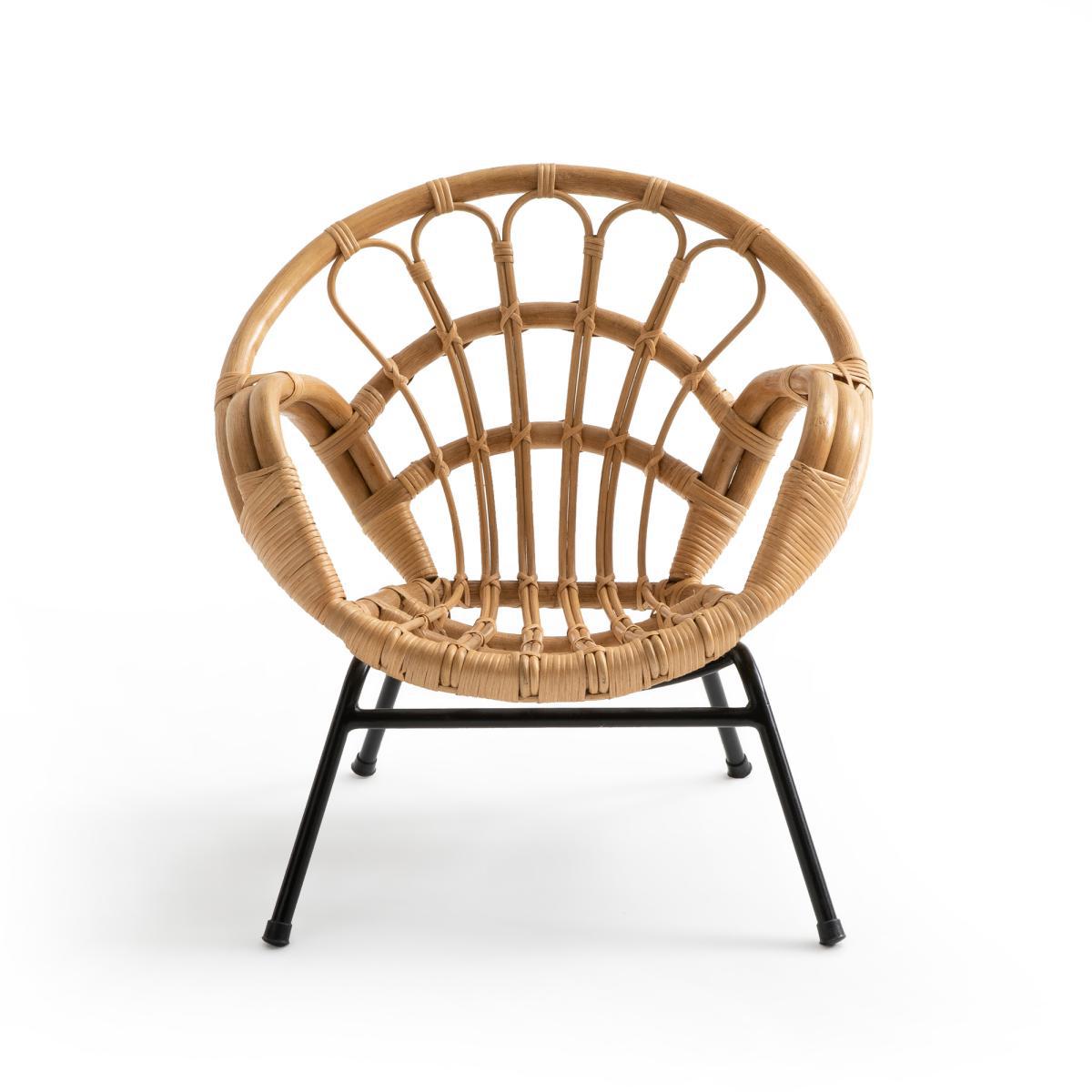 MALU Vintage-Style Child's Rattan Armchair – image 2