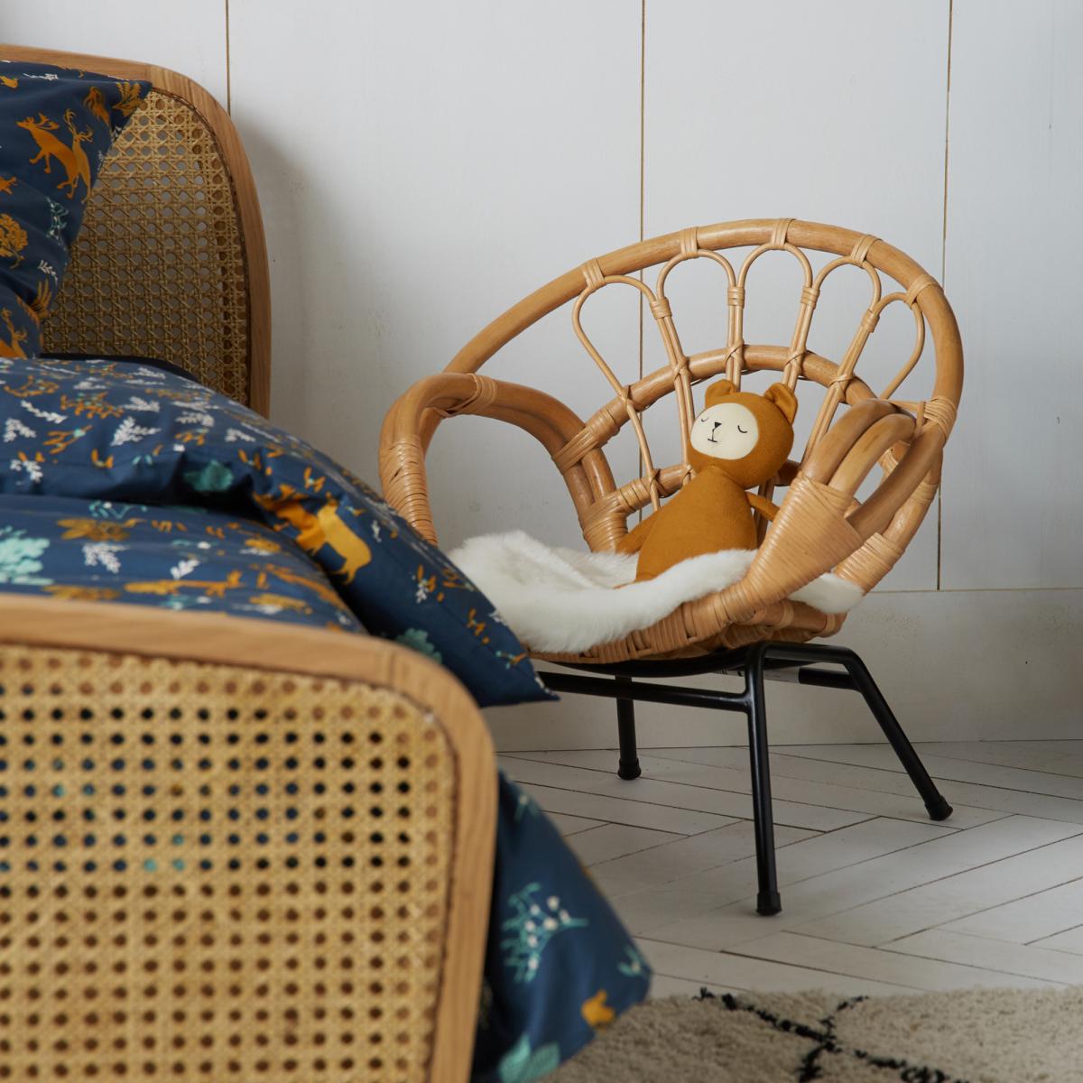 MALU Vintage-Style Child's Rattan Armchair – image 4